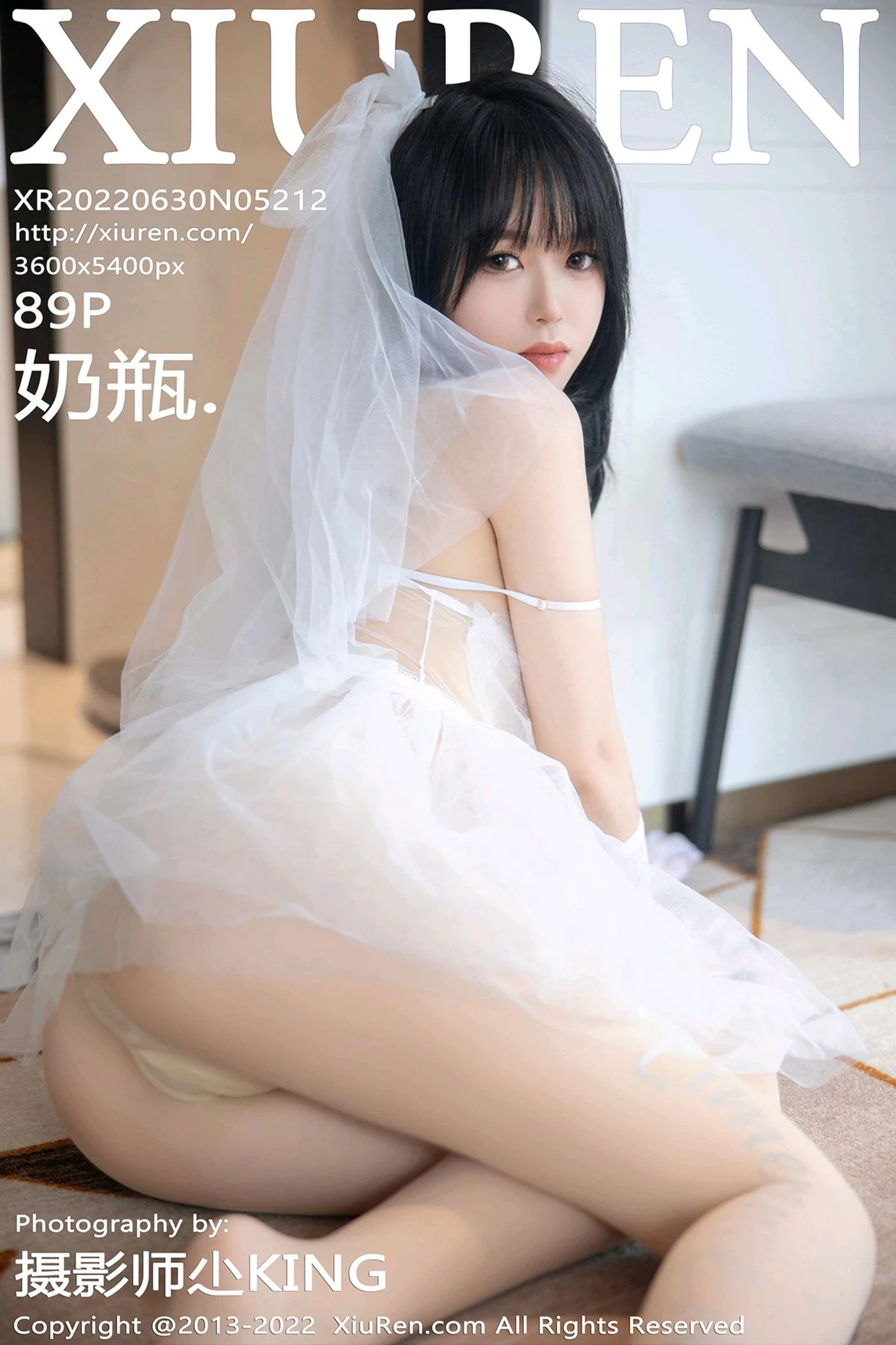 [XiuRen秀人网]No.5212_模特奶瓶私房性感白色婚纱服饰配白色丝袜秀翘臀美腿诱惑写真89P-秀人网 - XiuRen.Space